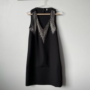H&M Sleeveless Beaded Party Dress Size 4